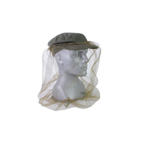 Mil-Tec - Moskitiera na głowę - Brązowa