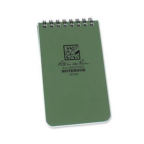 Notes Wodoodporny - 3x5 - Oliwkowy