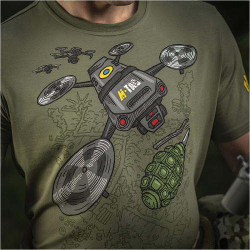 Koszulka męska M-Tac Dron oliwkowa