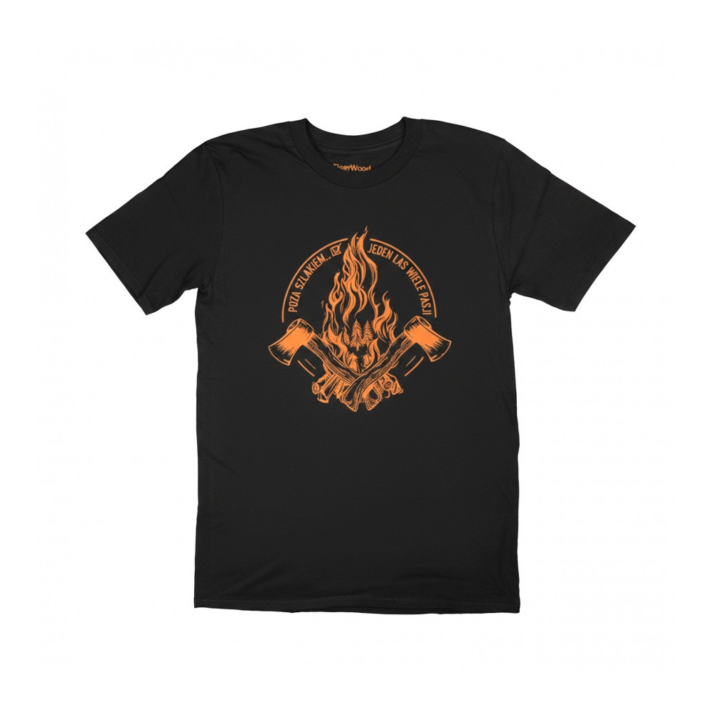 Koszulka męska TigerWood Poza Szlakiem czarna